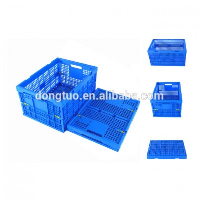 Best price plastic collapsing folding crate, collapsible plastic fruit crates, plastic crates folding