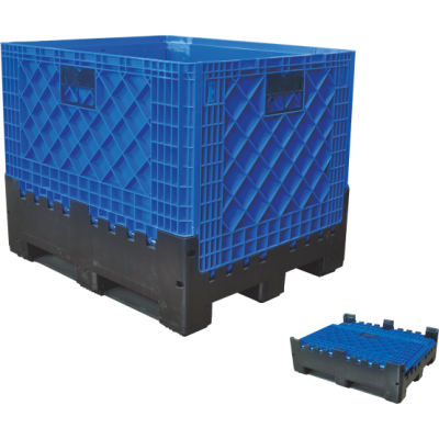 Best price Foldable large plastic pallet boxes for sale