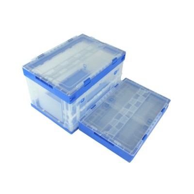 Hard plastic transparent plastic storage box, foldable storage box